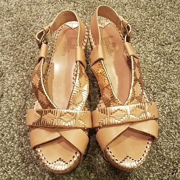 Belle by Sigerson Morrison size 7 wedges - Picture 1 of 7